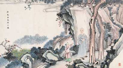 佚名 洪亮吉像 横幅